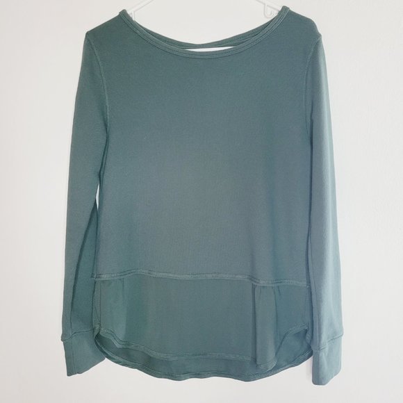 Avia Activewear Top Women's Small Green Outdoor Athletic Casual Walking Autumn - Picture 1 of 10